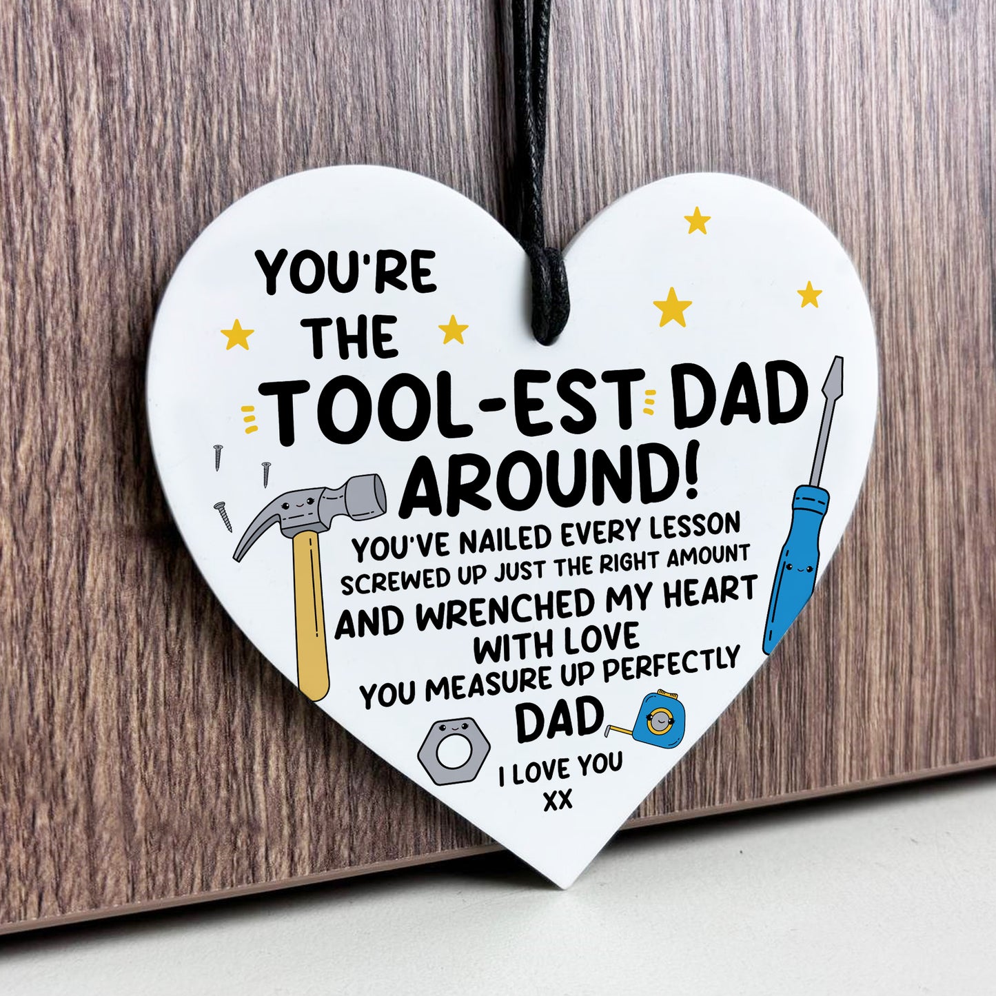 You Are The Toolest Dad Gift For Birthday Fathers Day Heart