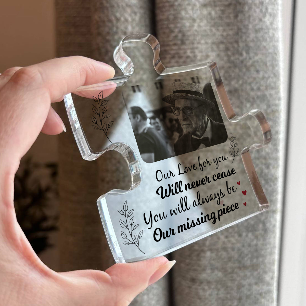Missing Piece Memorial Gift For Mum Dad Nan Nanny Grandad