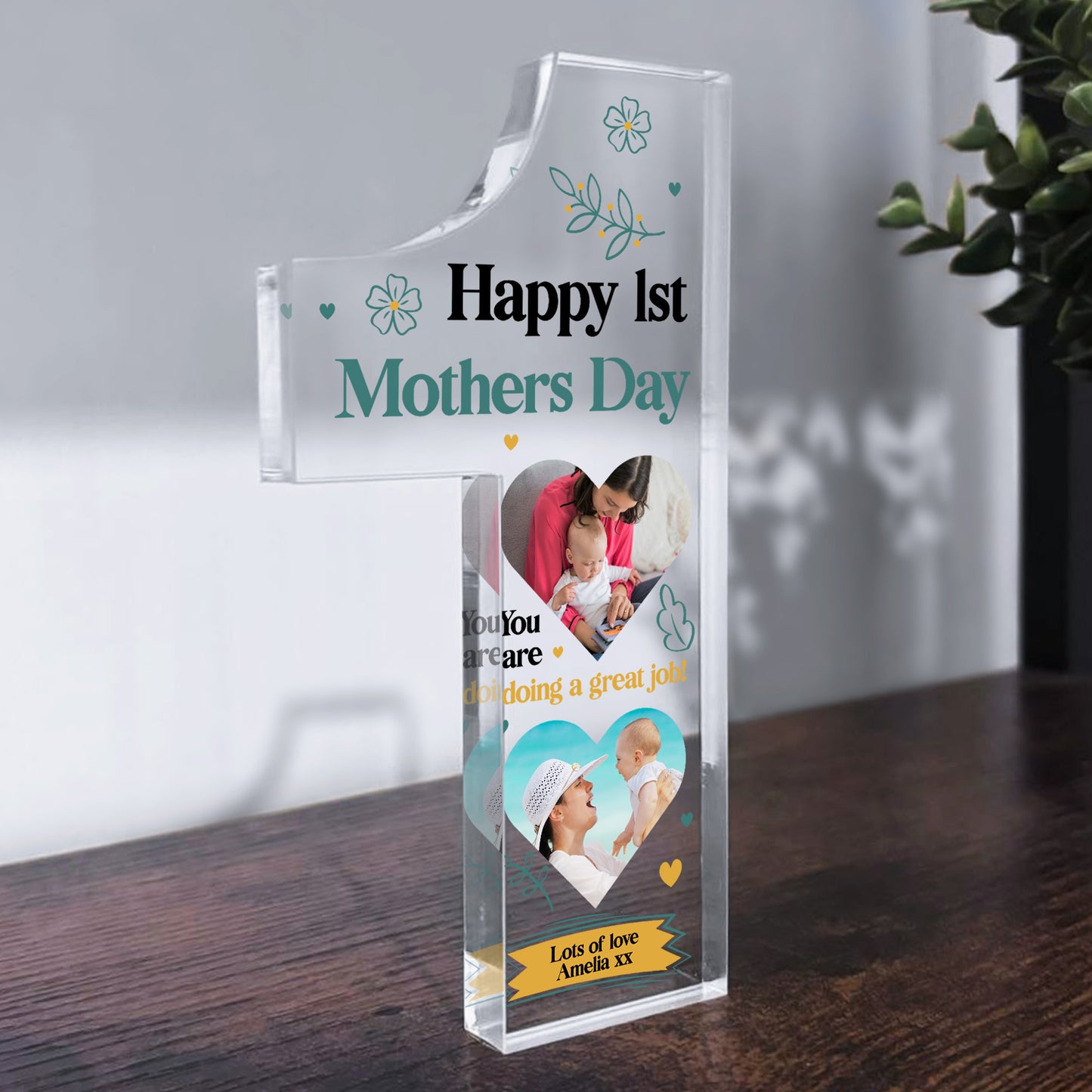 Happy 1st Mothers Day Gift Thank You Gift For Mummy From Son