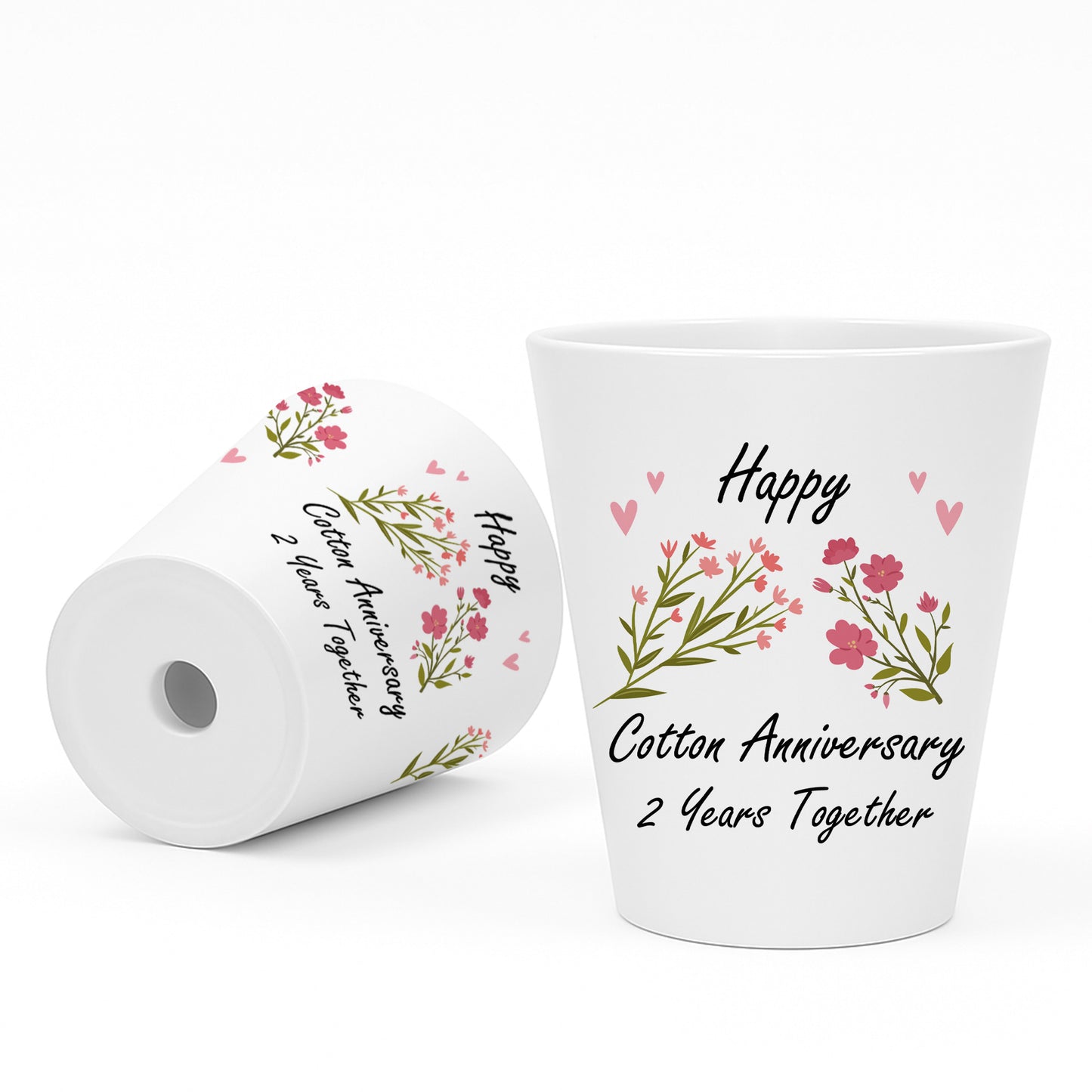 2nd Wedding Anniversary Gifts For Wife Couple Gift Plant Pot