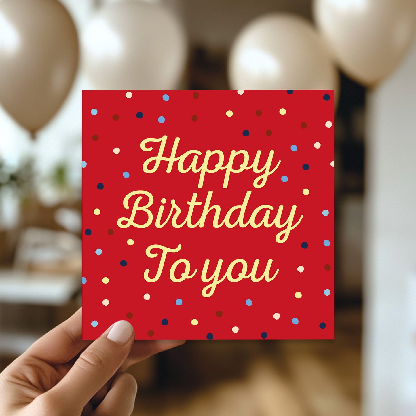 Birthday Card For Women Men With Envelope Happy Birthday Card