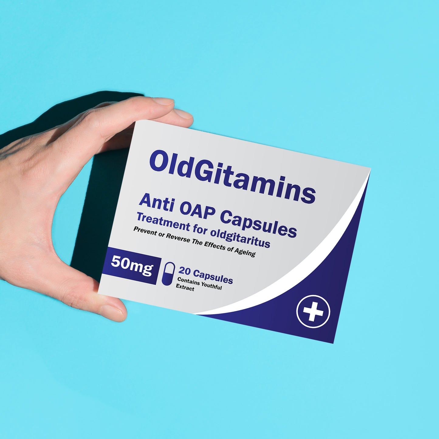 OldGitamins Funny Joke Pill Box Gag Gift Funny Gift for Men Gift