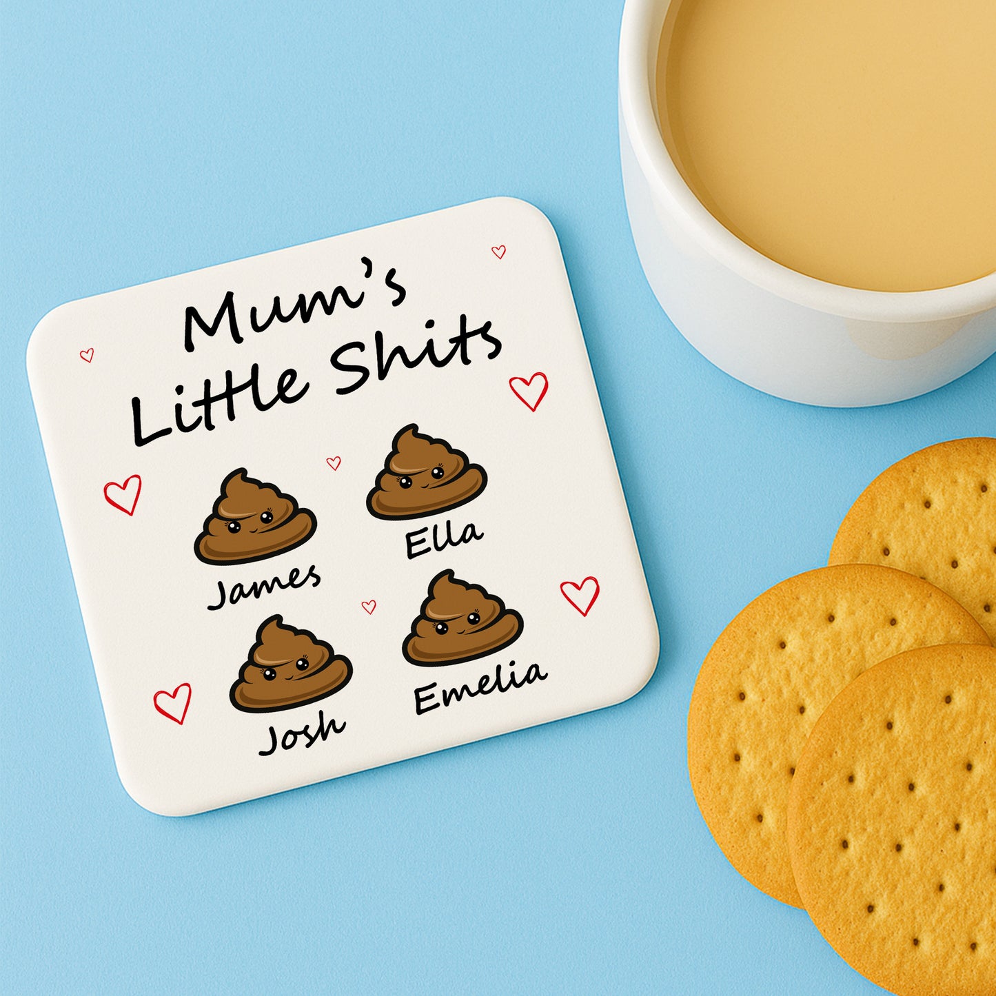 Personalised Gift For Mum Funny Mum Gift MUM COASTER