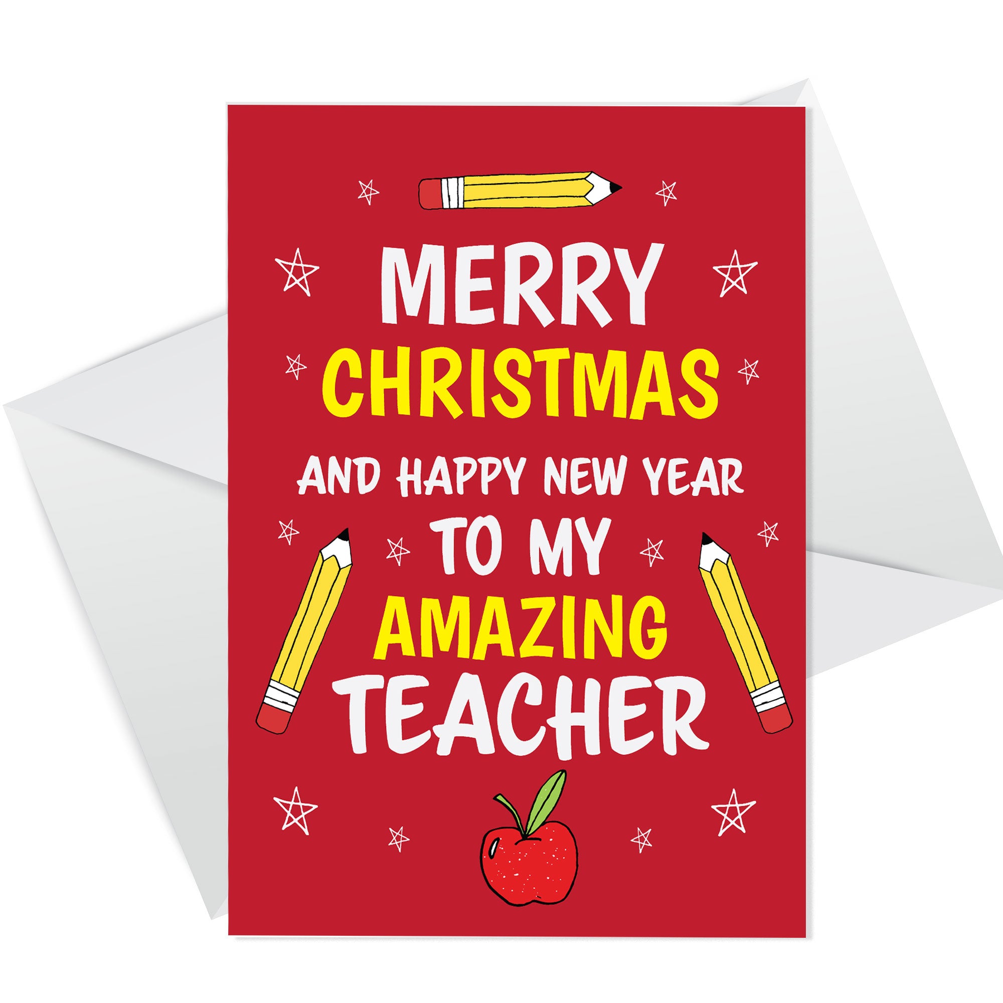 Christmas Cards For Teacher From Kids Children Christmas Cards – Red