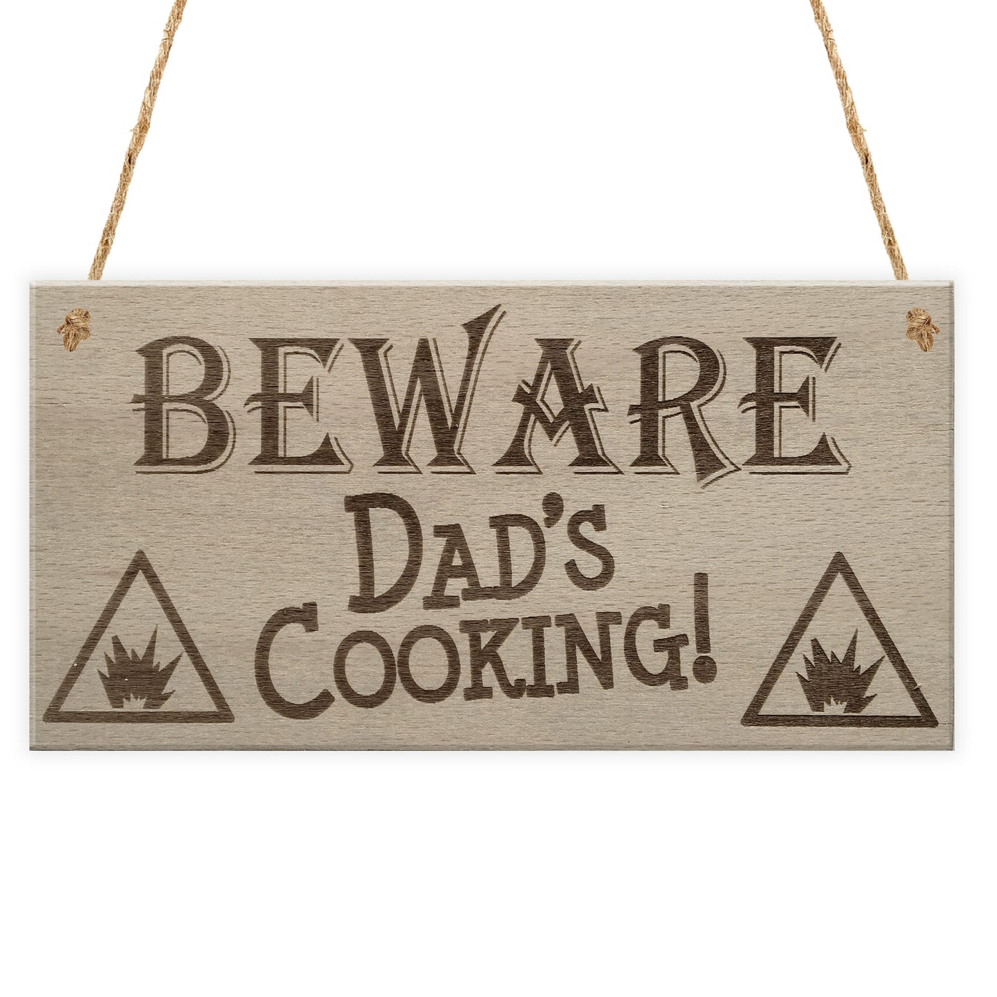bewarre Dad's Cooking Funny Father's Day BBQ Hanging Plaque