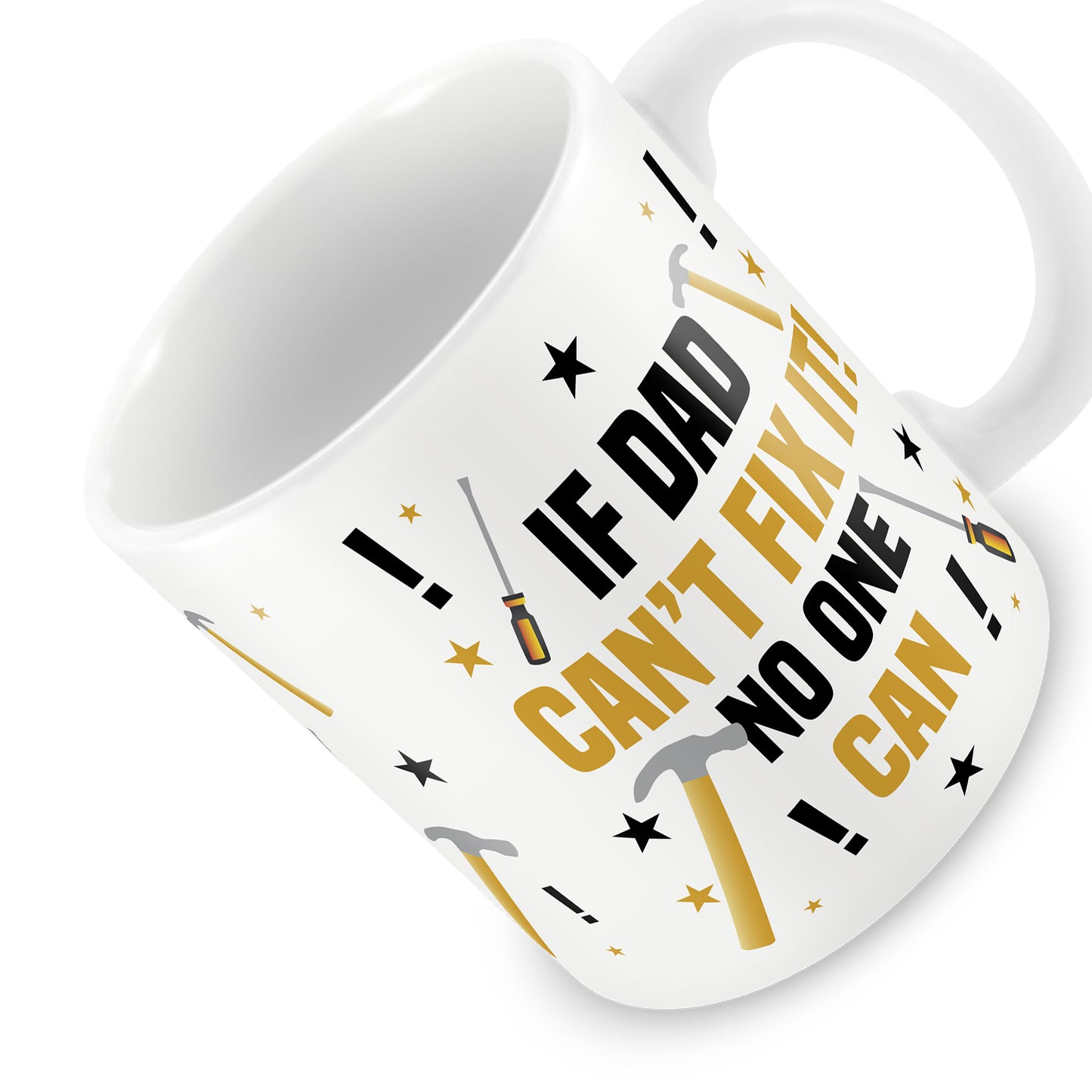 Dad Fix It Mug Tool Gift Dad Birthday Christmas Gift Funny Mug