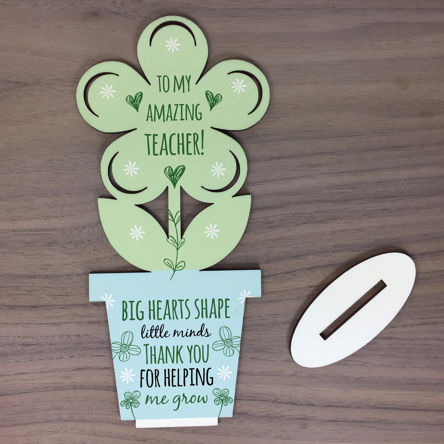 Best Teacher Gifts Wooden Flower Teacher Appreciation Gift