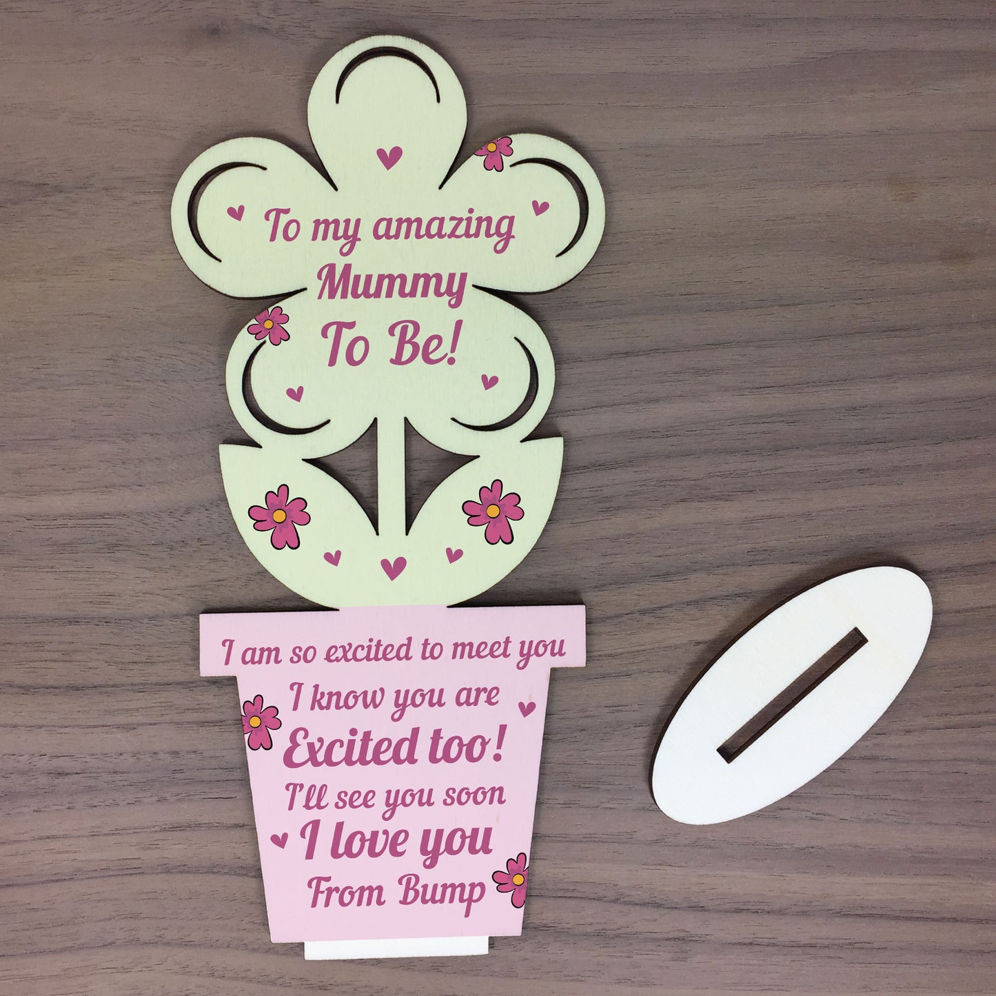 Mummy To Be Gifts From Bump Mothers Day Gift Wooden Flower