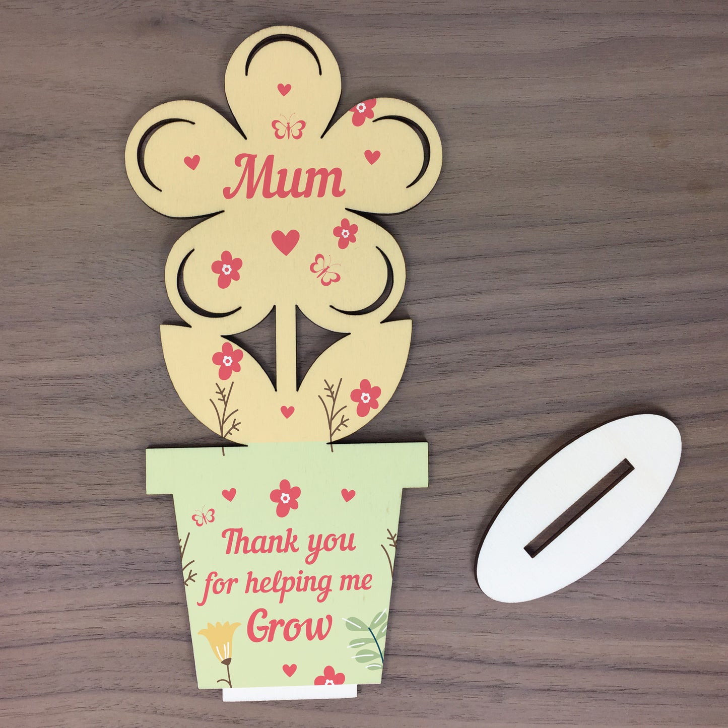 Cute Mum Gift Mothers Day Gift Wood Flower Gift For Mum Birthday