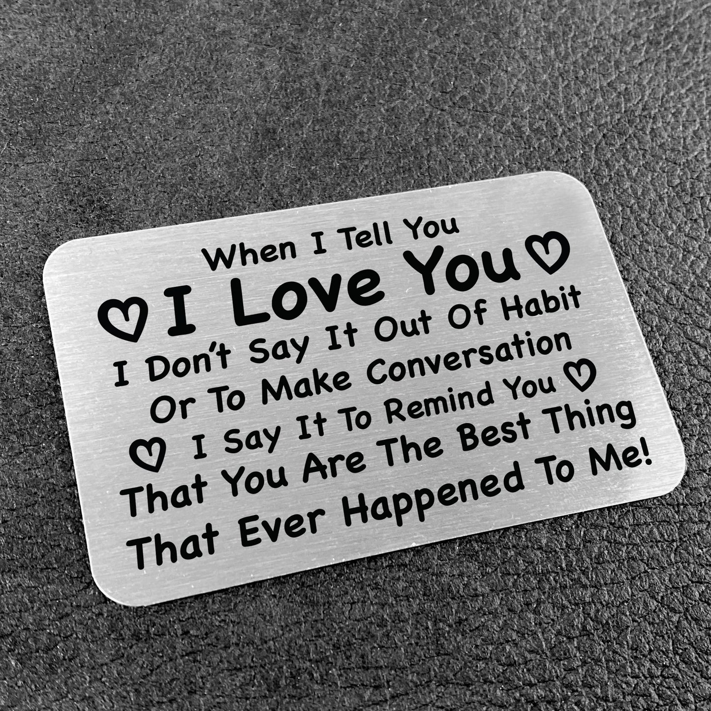 I LOVE YOU Gift For Anniversary Valentines Boyfriend Girlfriend