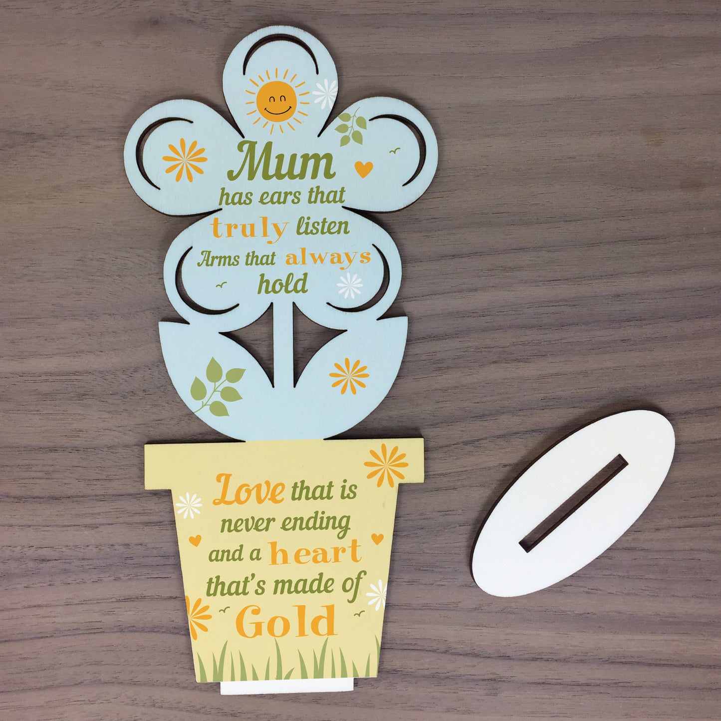 Mum Birthday Gift Wooden Flower Mothers Day Gift For Mum Gift