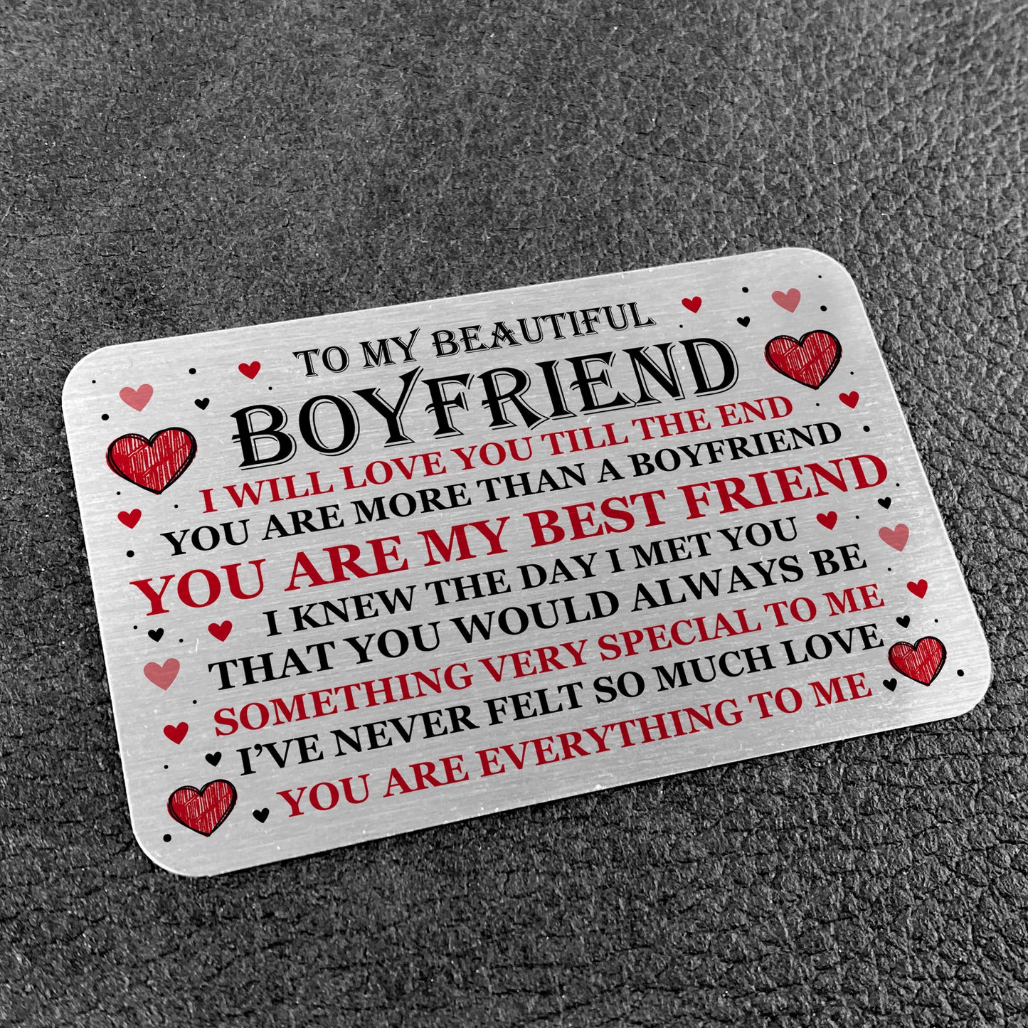 Beautiful Boyfriend Gift For Valentines Day Anniversary Wallet