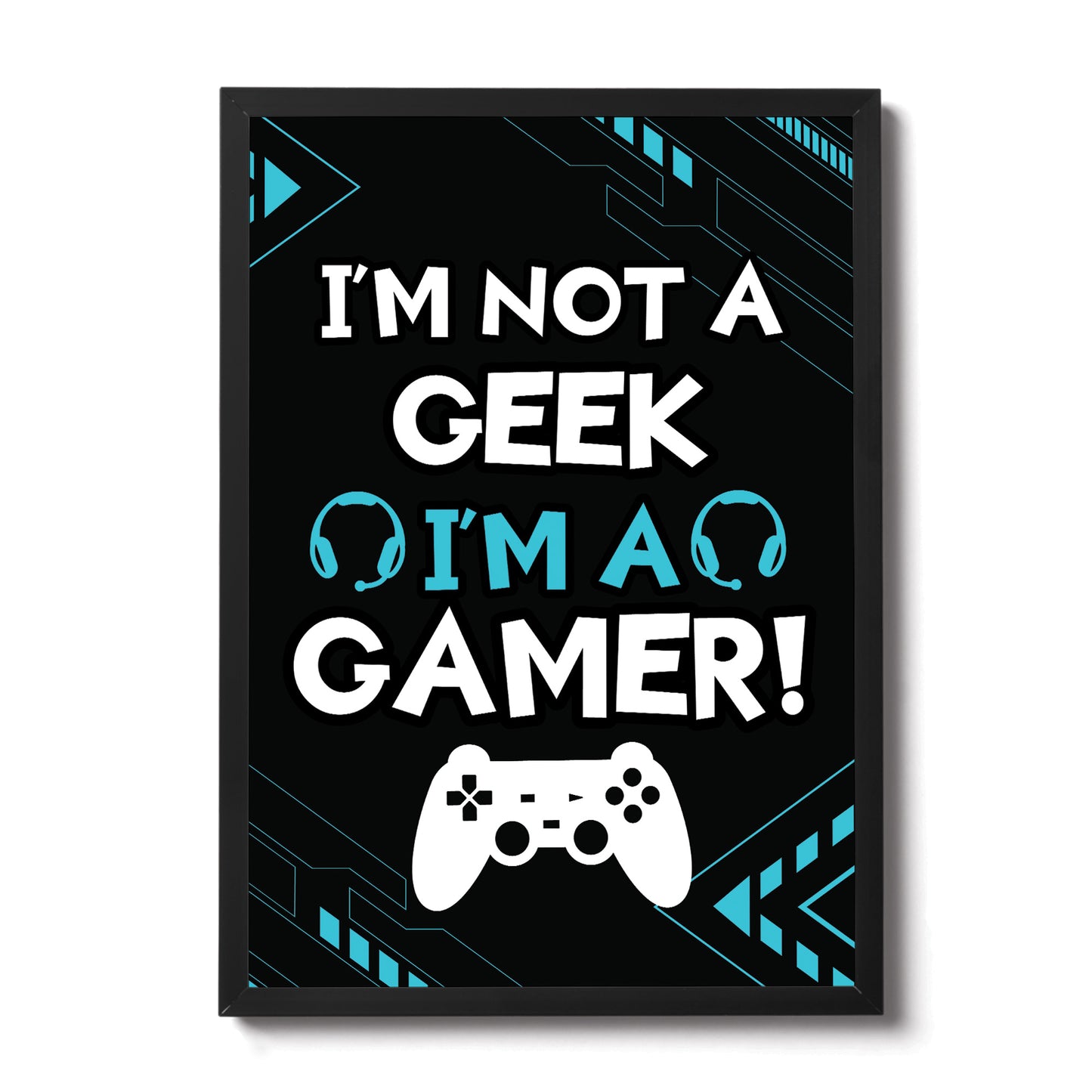 Gaming Framed Print Posters Boys Bedroom Playstation Inspired