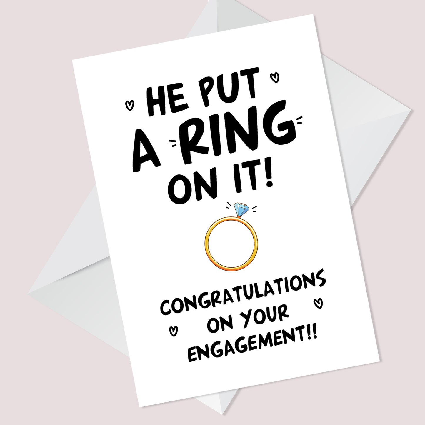Engagement Card Congratulations On Your Engagement Couple Card
