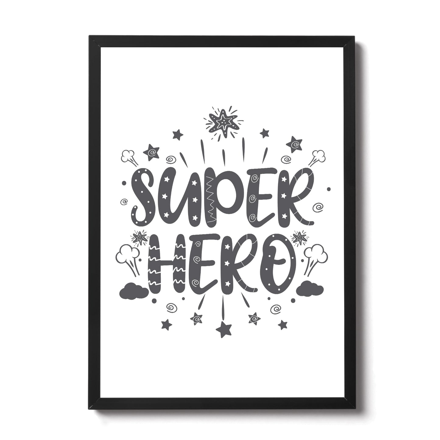 Grey Nursery Print For Boy Bedroom Decor Framed Baby Boy NurserY