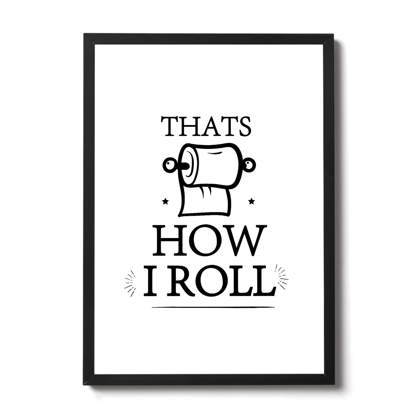 Funny Toilet Sign Toilet Decor Framed Print New Home Gift