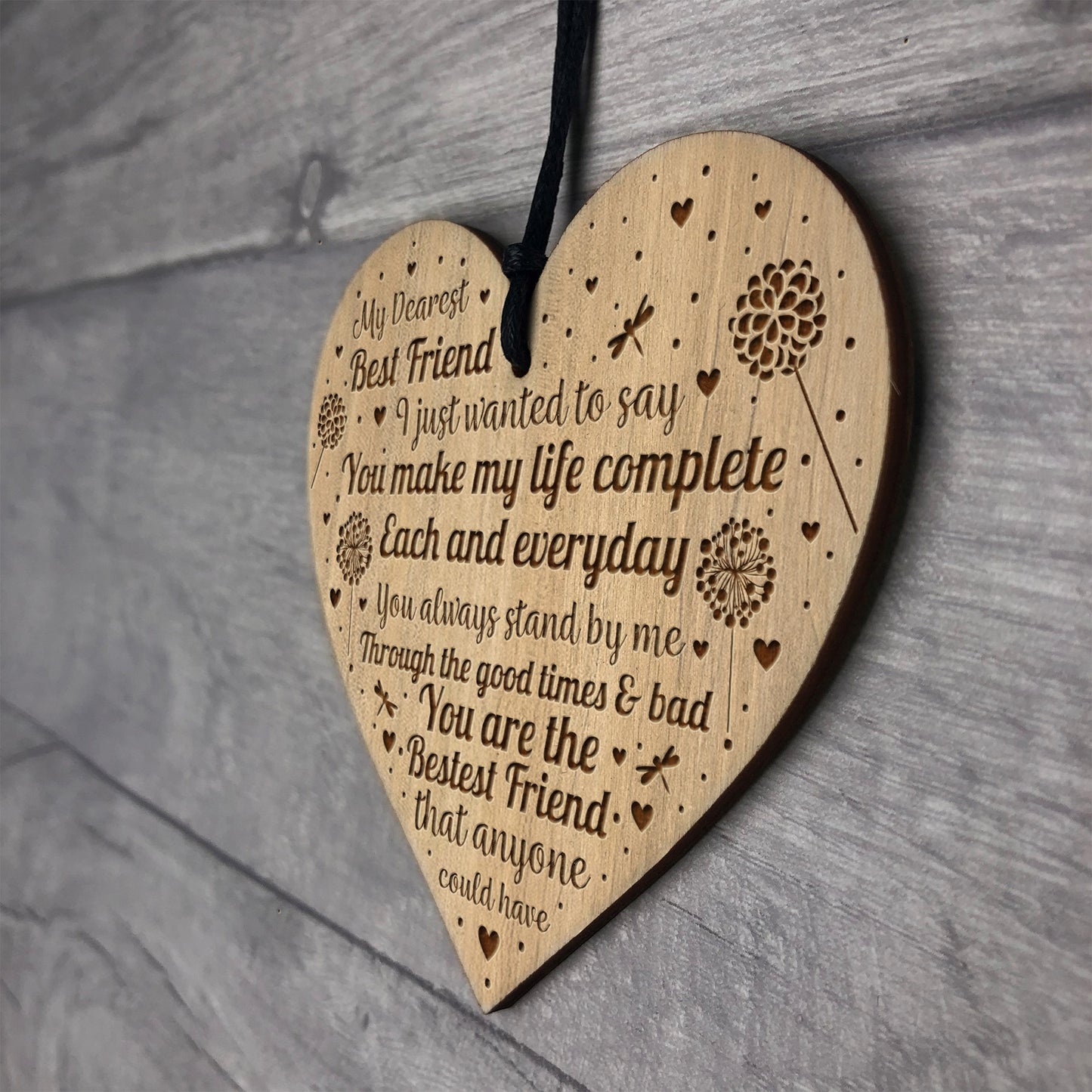 Engraved Gift For A Friend Keepsake Friendship Birthday Friend