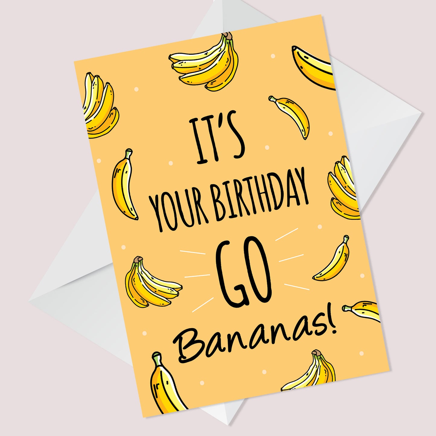 Novelty Birthday Card For Him Her Funny Banana Card Mum Dad