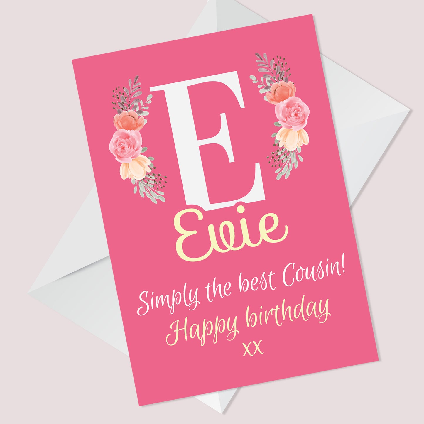Personalised Birthday Card For Cousin Best Friend Cousin