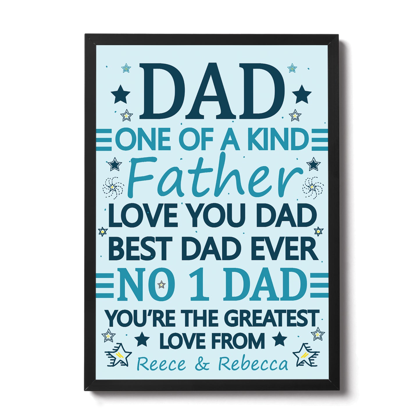 Best Dad Gift Dad Birthday Xmas Gift From Daughter Son Keepsake