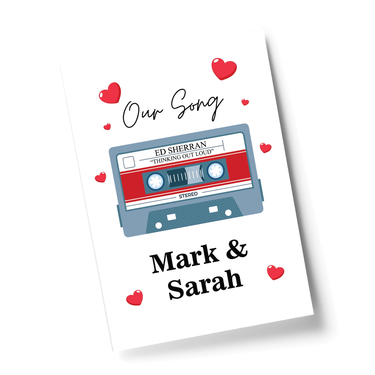 PERSONALISED Our Song Print Anniversary Present First Dance