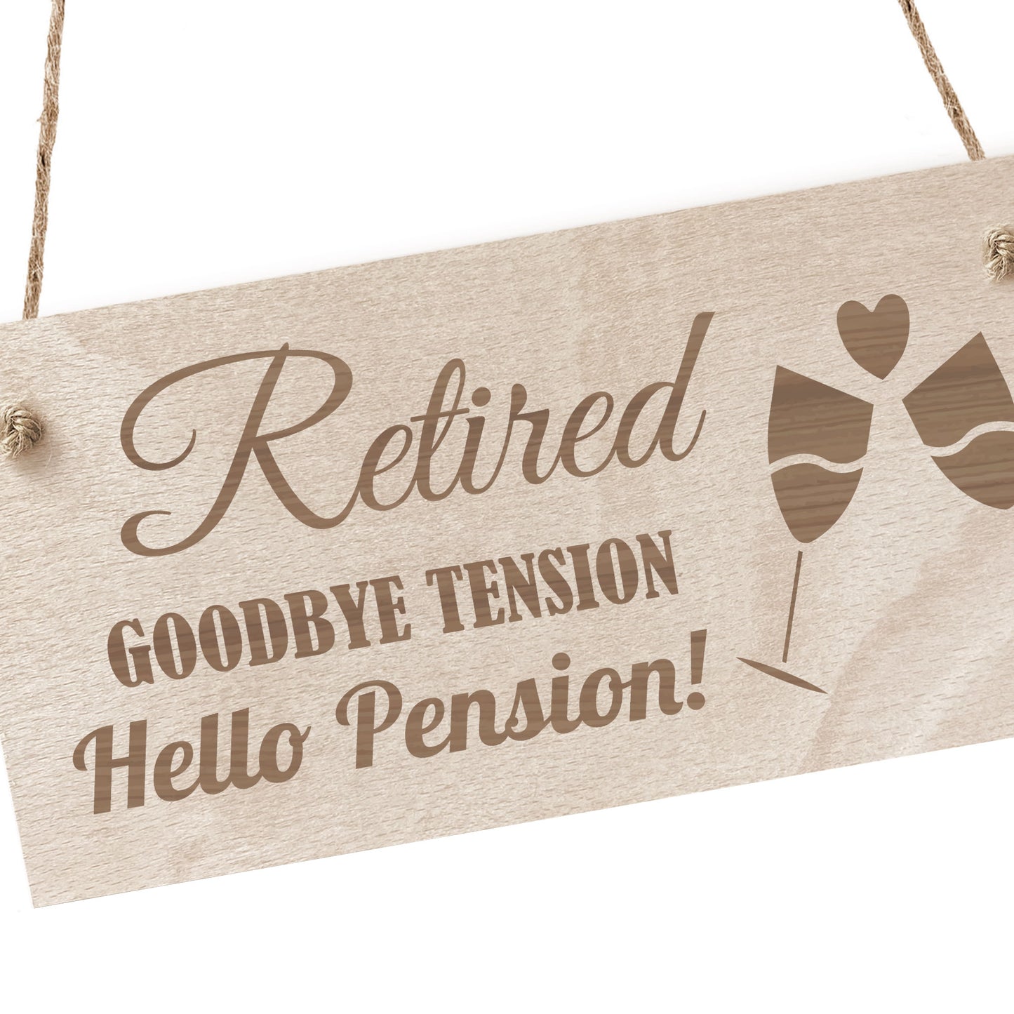 Retirement Gifts For Women Men Hanging Wood Plaque Grandad Nan