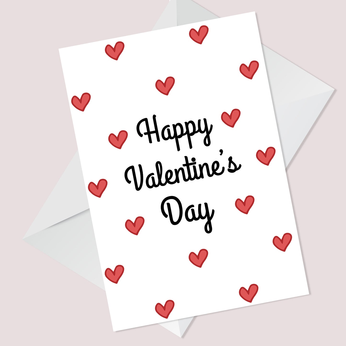 Romantic Valentines Day Card For Girlfriend Boyfriend Husband
