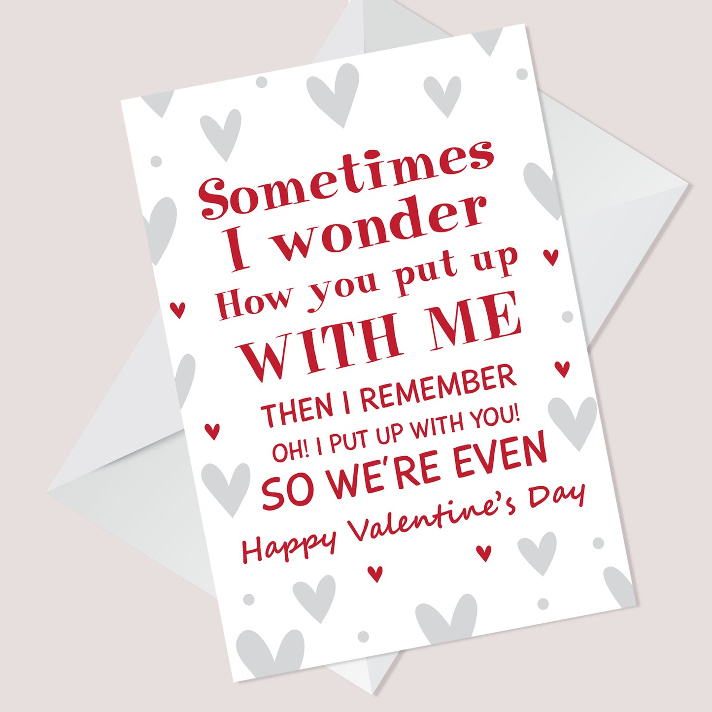 Funny Valentines Card Him Happy Valentines Card for Boyfriend