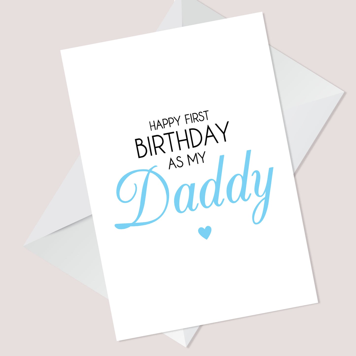 Red Ocean 1st Birthday Card For Daddy Greetings Card Daddy Card