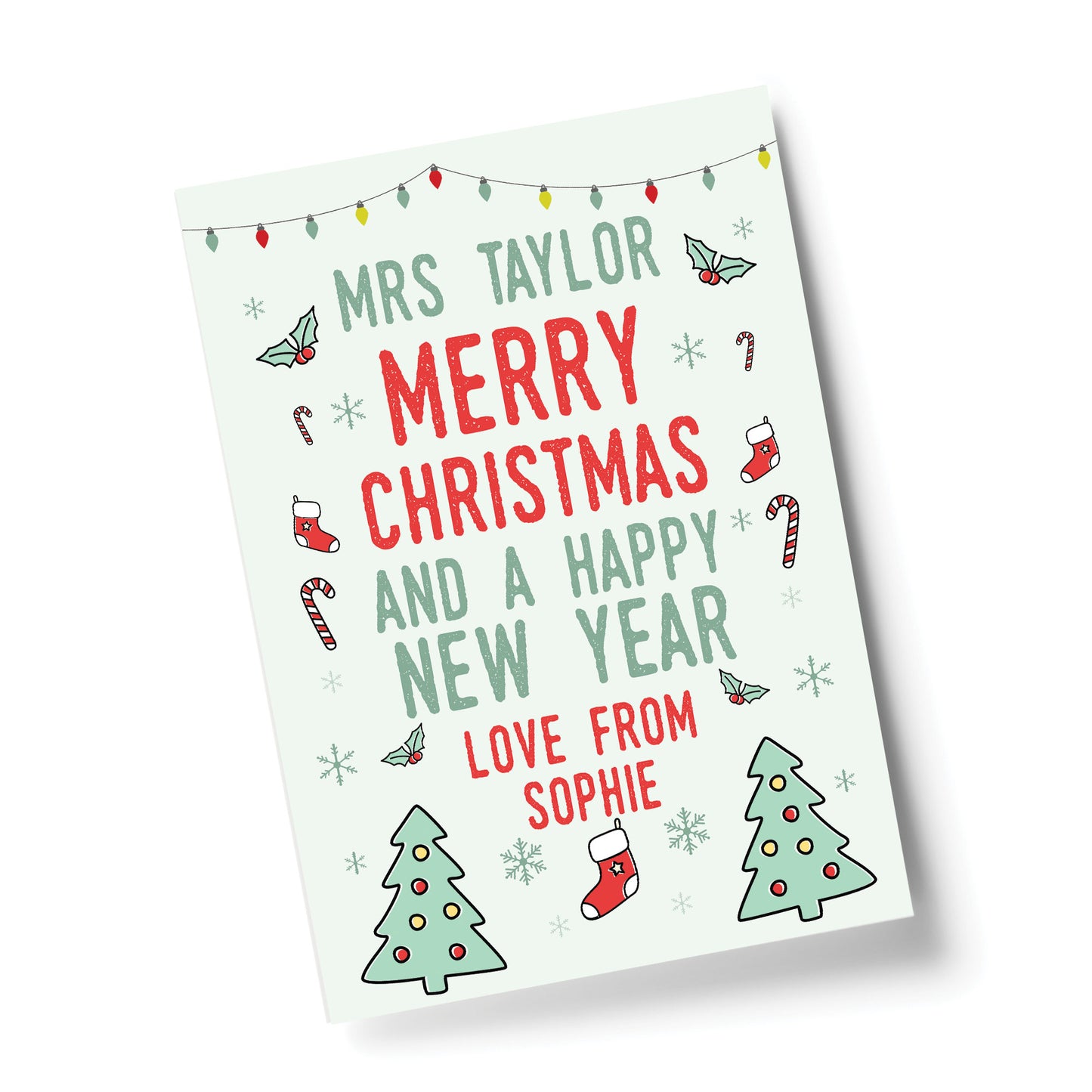 Christmas Gift For Teacher Teaching Assistant PERSONALISED Gift