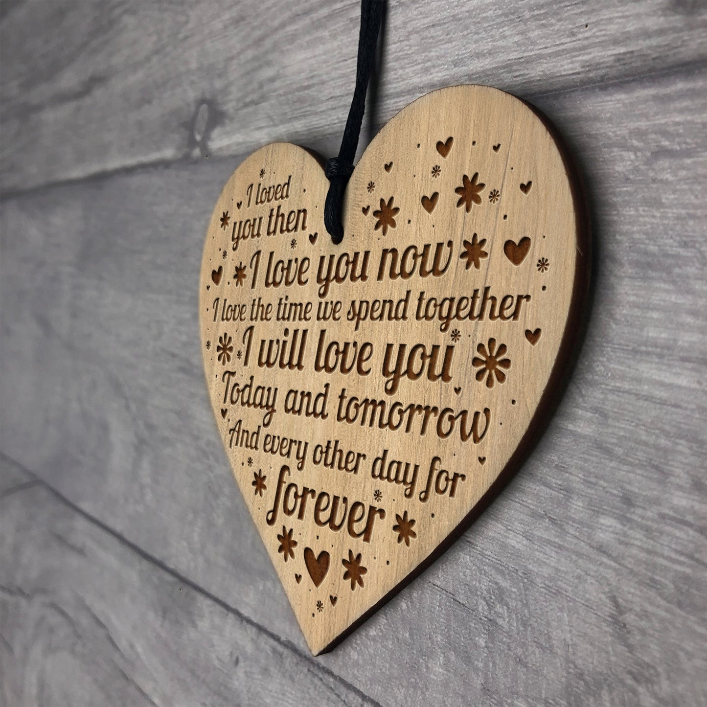 Gift For Her Girlfriend Wife Gift Engraved Heart Gift For Him