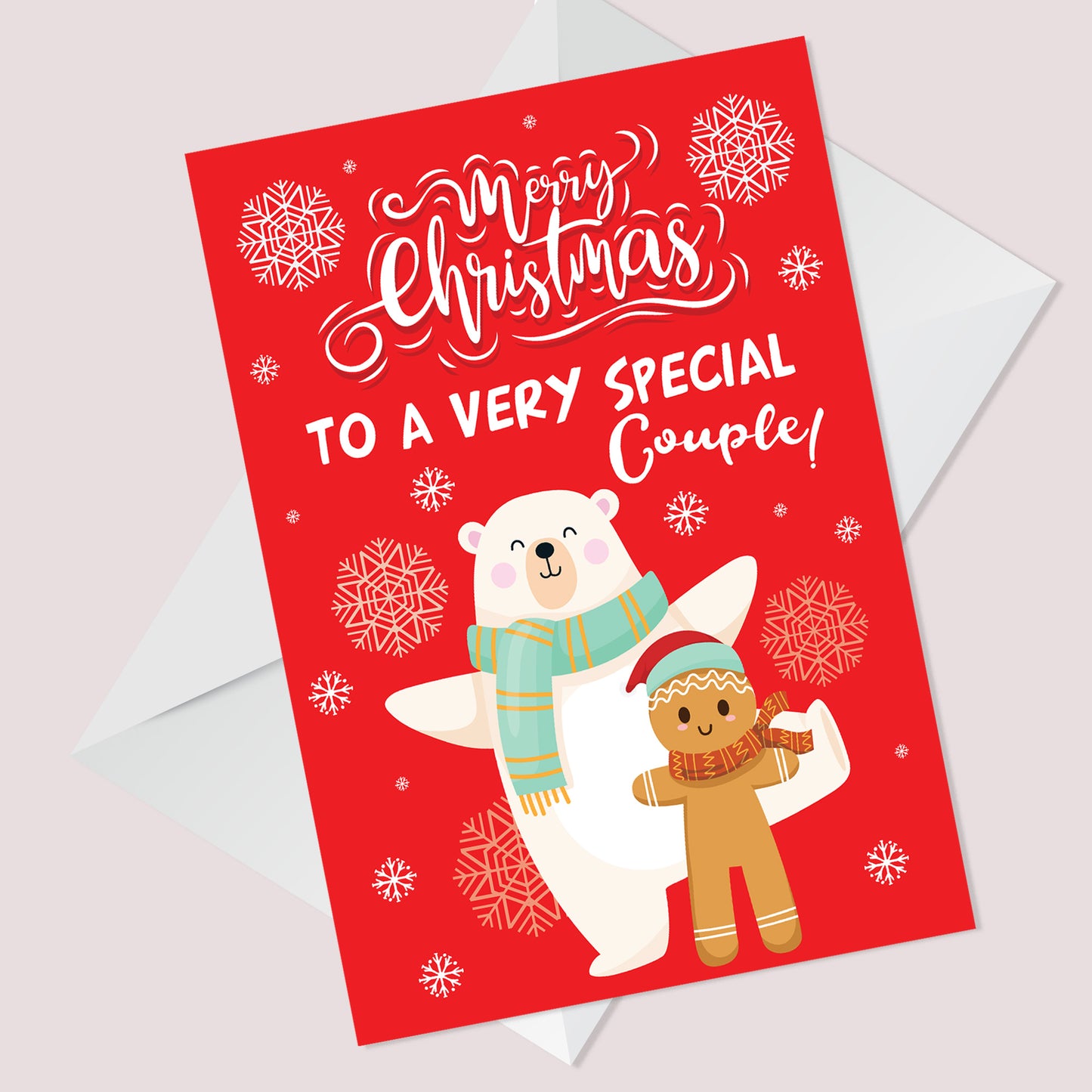 Special Couple Christmas Cards For Auntie Uncle Nan Grandad Mum