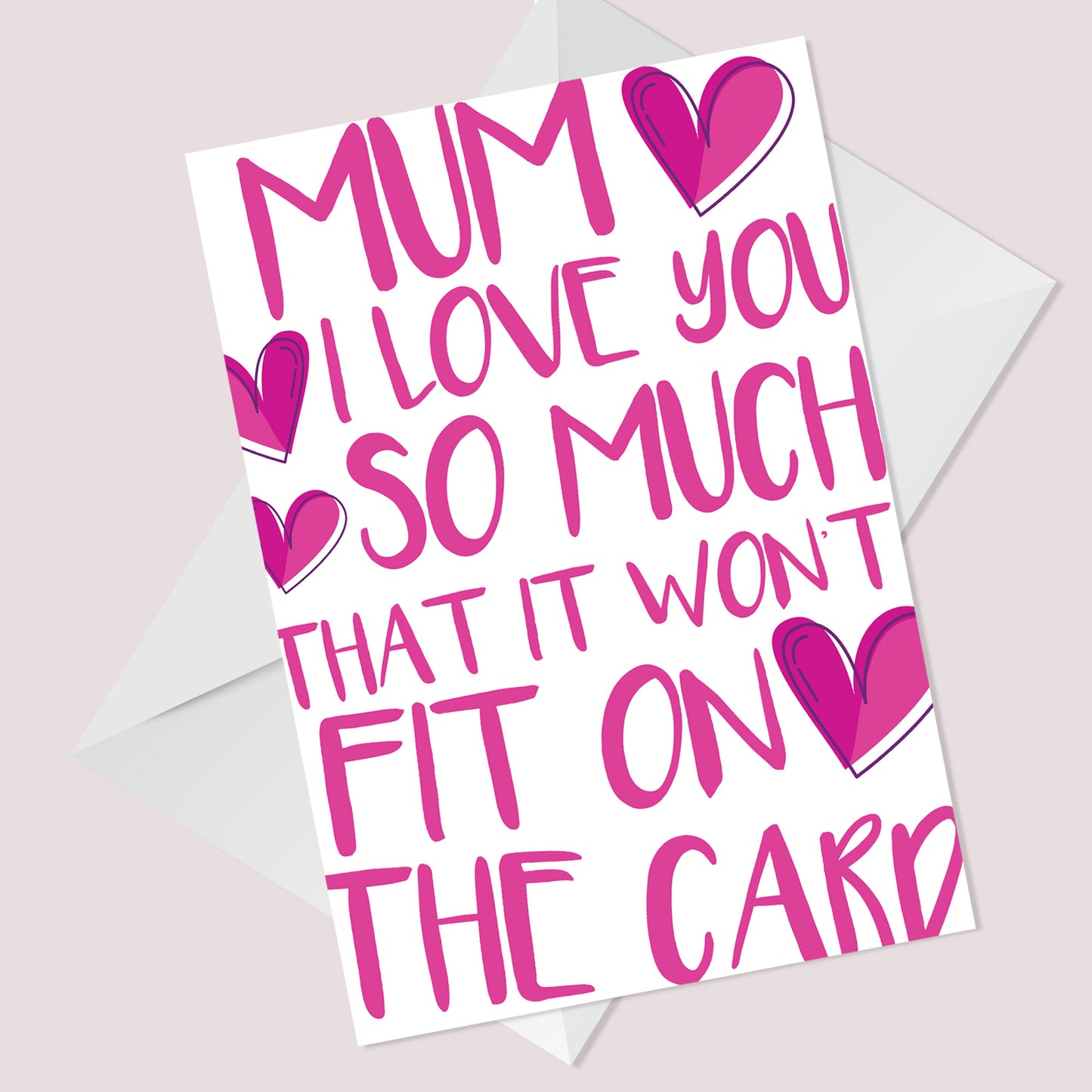 Mum Card From Daughter Son Novelty Joke Birthday Mothers Day