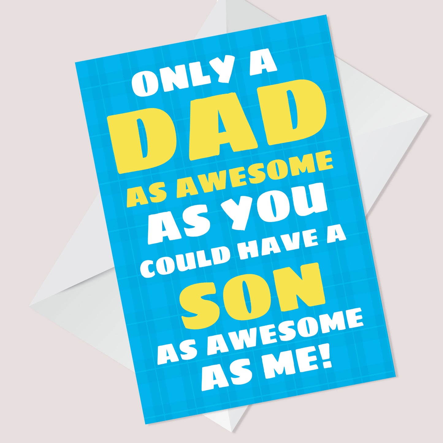 Novelty Fathers Day Card From Son Funny Cheeky Fathers Day