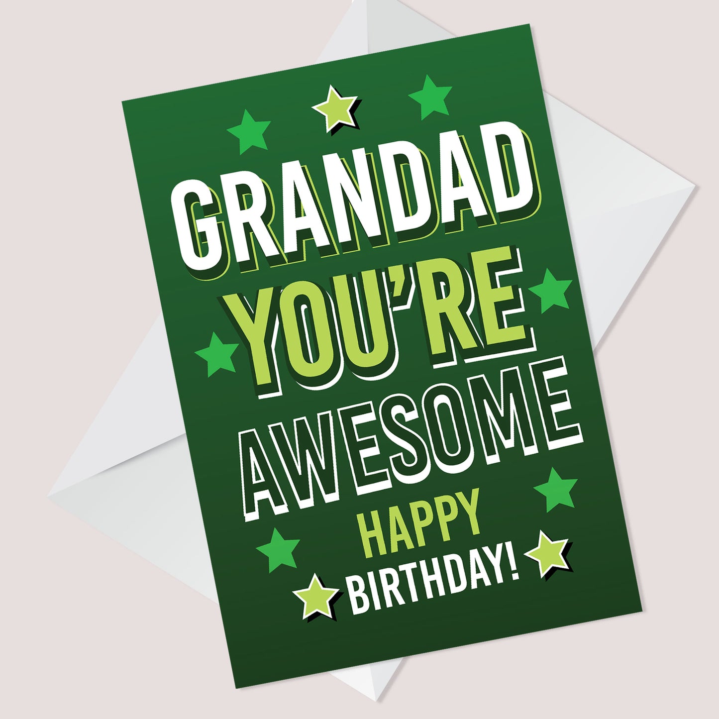 Grandad Birthday Card From Grandson Granddaughter Birthday