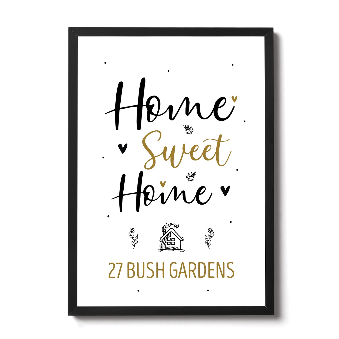 New Home Gift Personalised House Warming Gift Home Sweet Home