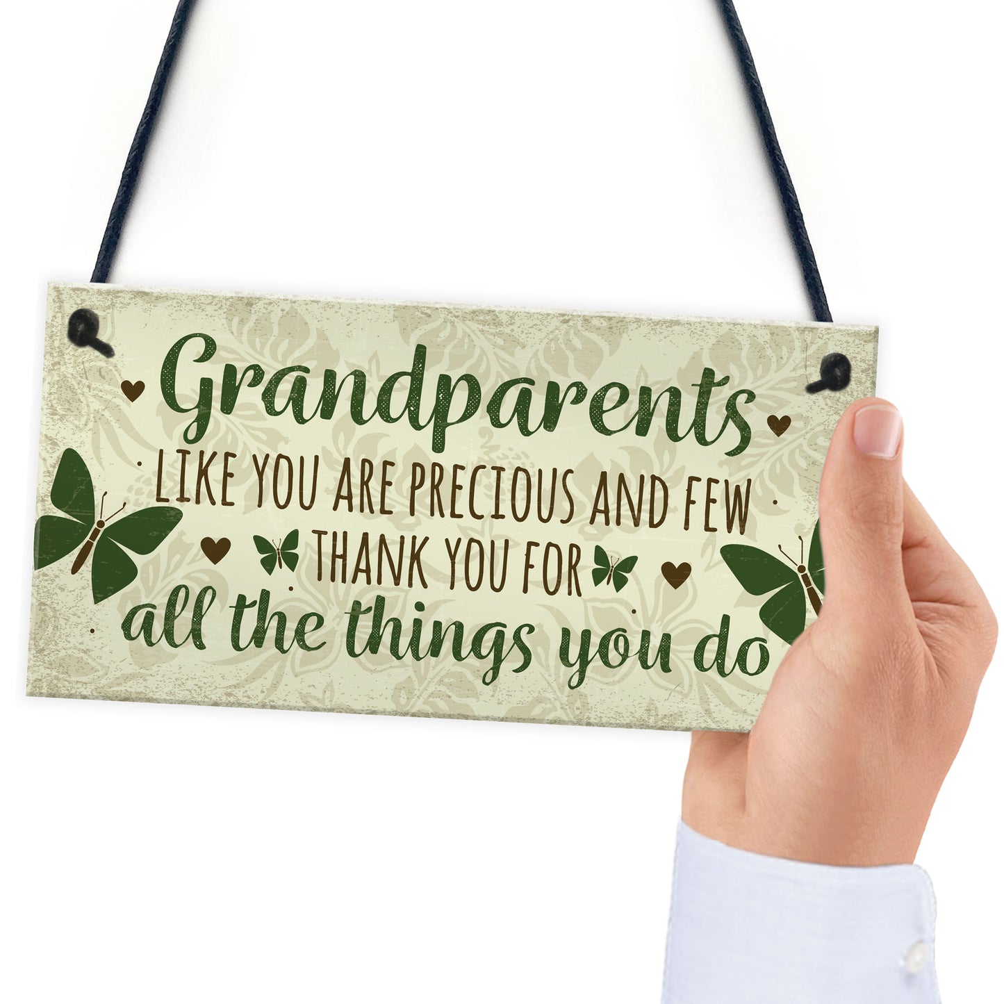 Handmade Plaque Grandparent Gifts For Grandma Grandpa Nan