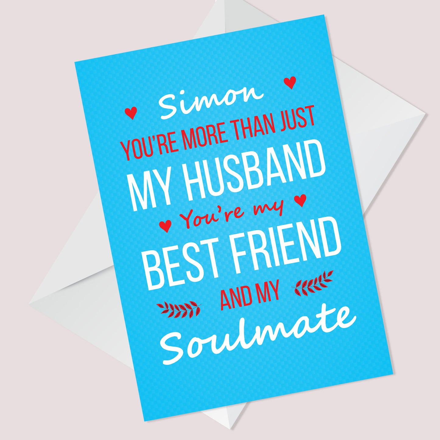 Husband Card For Valentines Day Anniversary Soulmate Best Friend