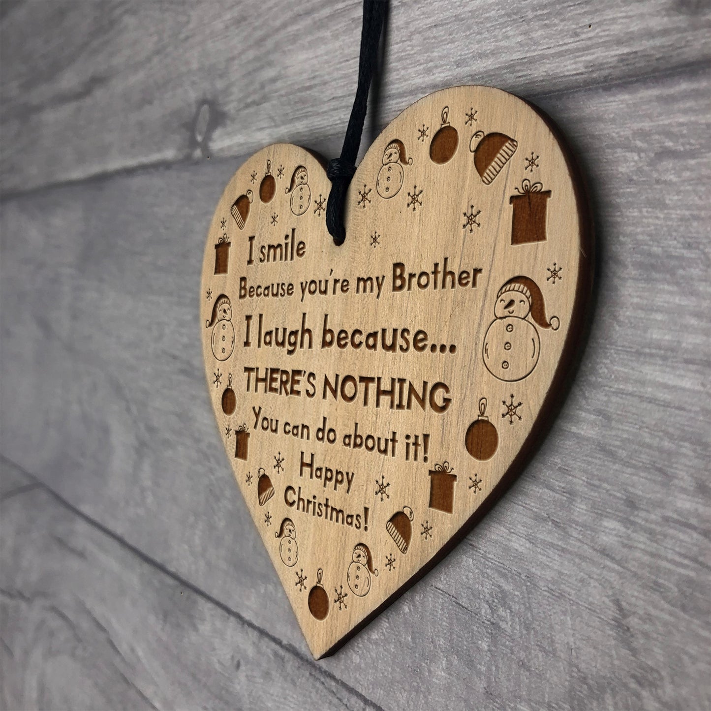 Joke Brother Gifts Funny Christmas Gift For Brother Engraved