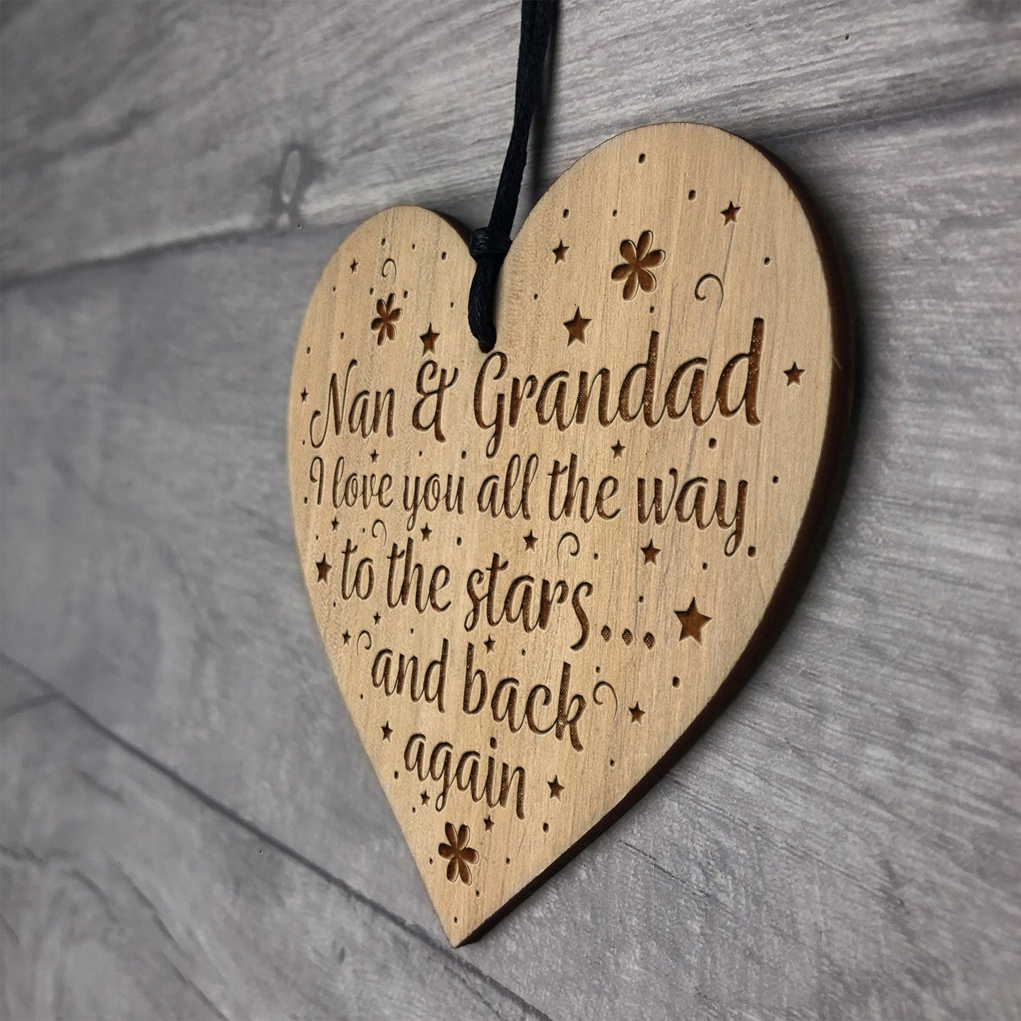 Nan And Grandad Engraved Gift From Grandchildren Christmas Gift