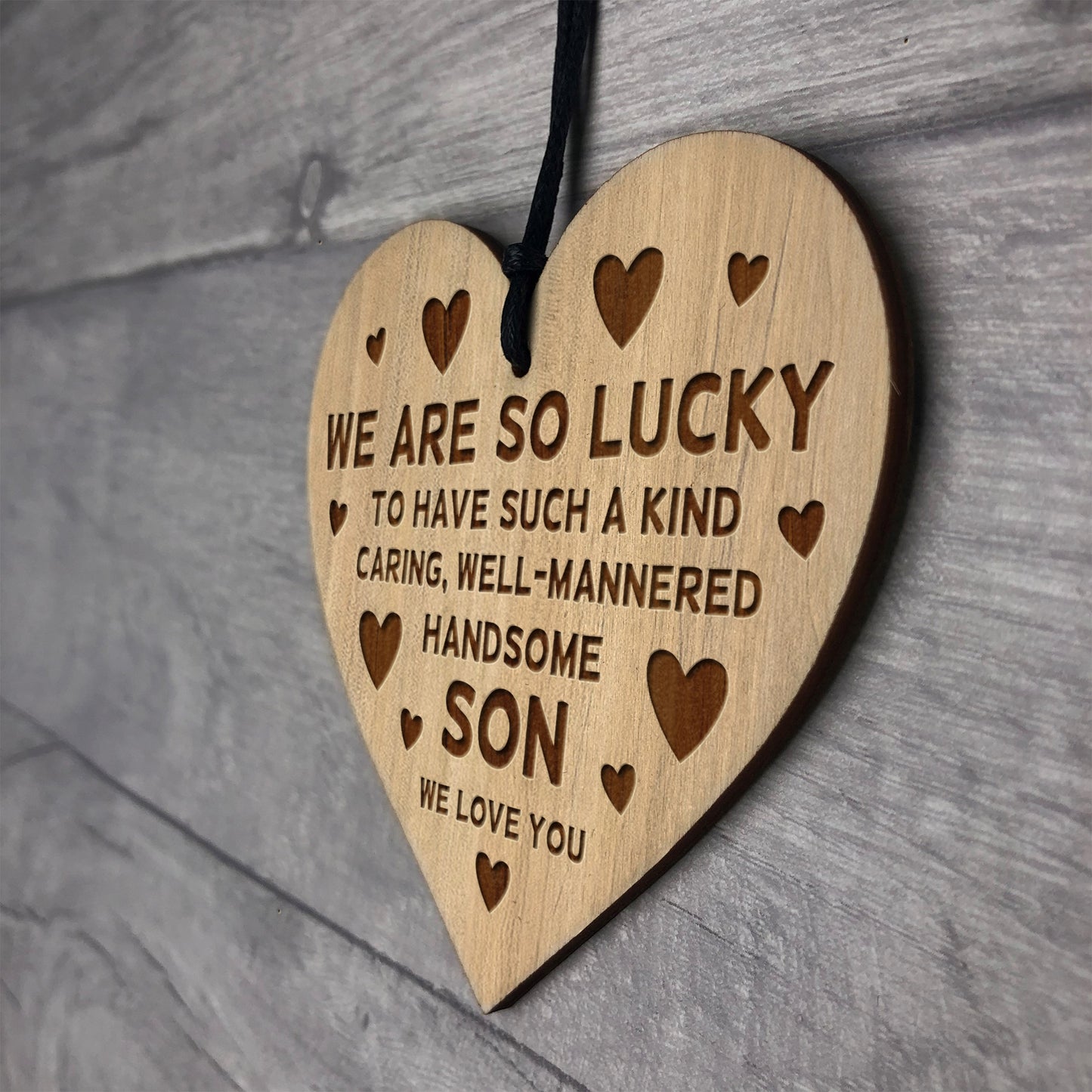 Son Birthday Gifts Engraved Heart Son Christmas Gifts For Him