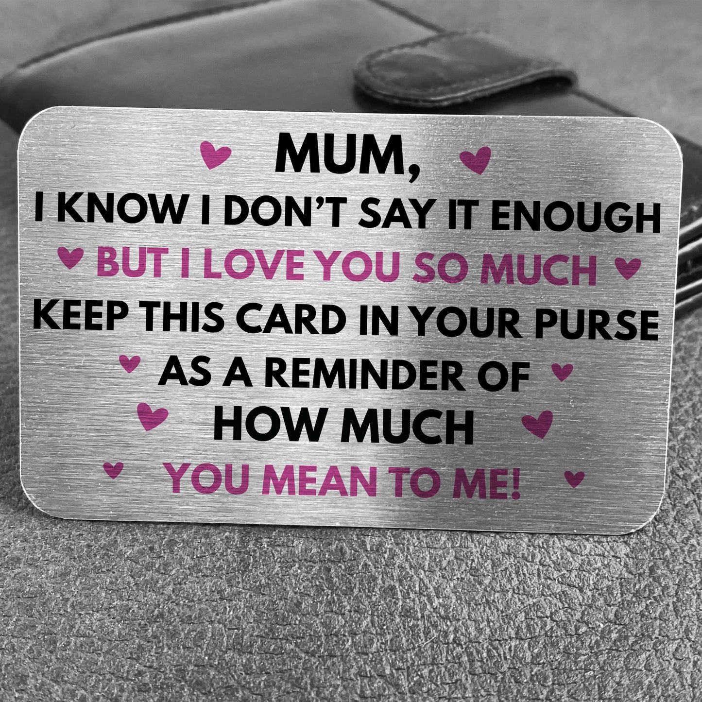 Mum Gift For Mothers Day Birthday Wallet Card Thank You Gift