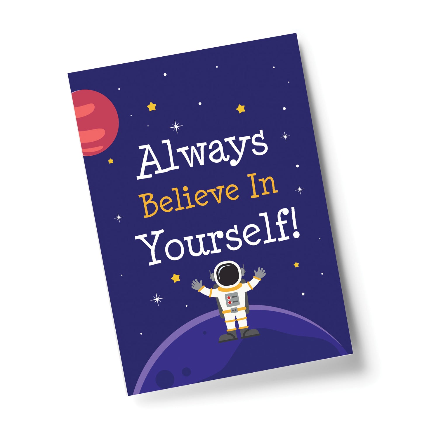 Space Theme Print For Boys Bedroom Cute Wall Art Gift For Son