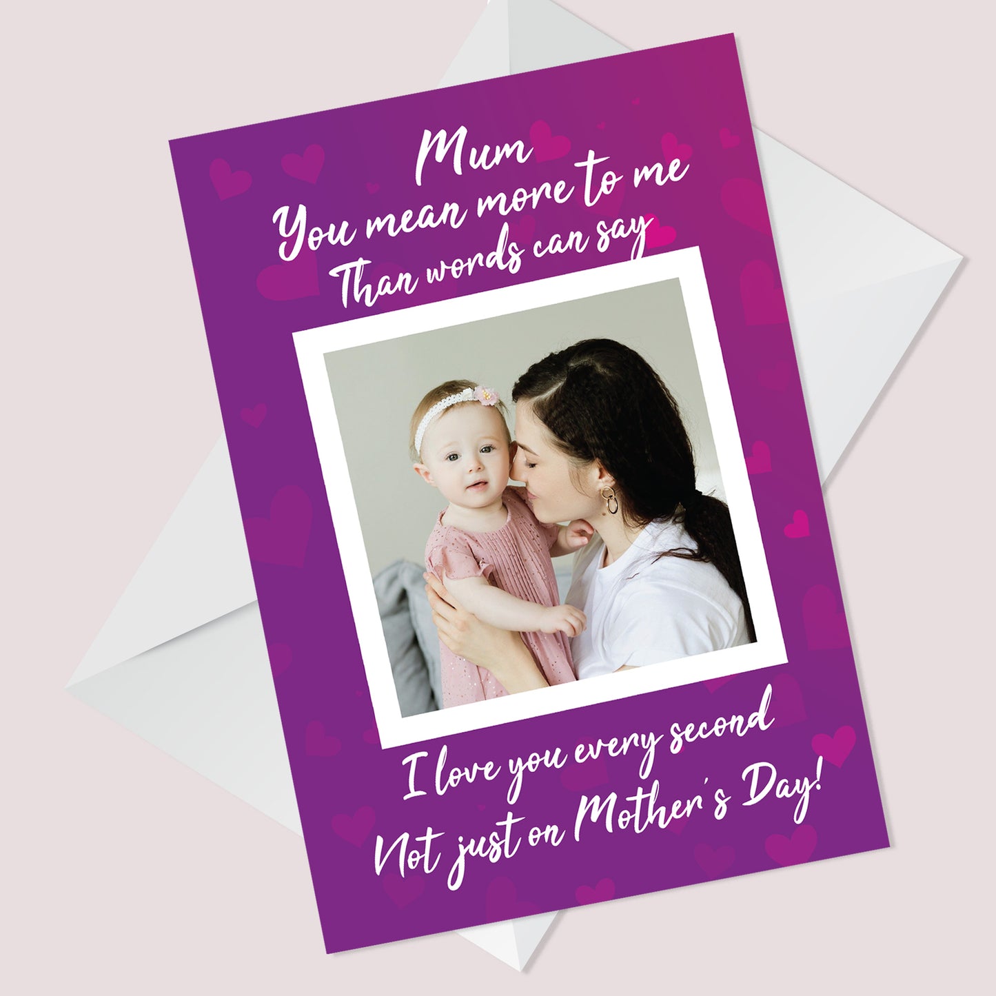 Mothers Day Personalised Card For Mum Custom Photo For Mum