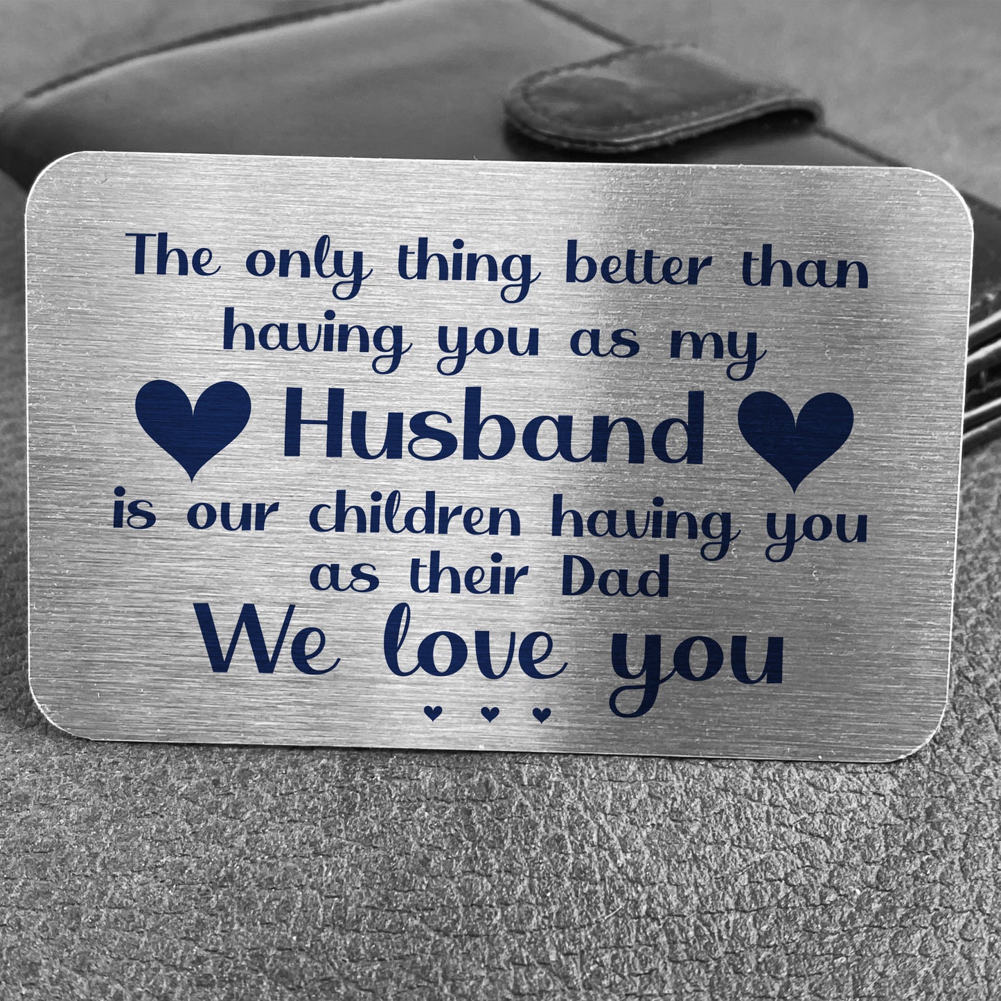 Novelty Gift For Dad Husband Birthday Anniversary Wallet Card