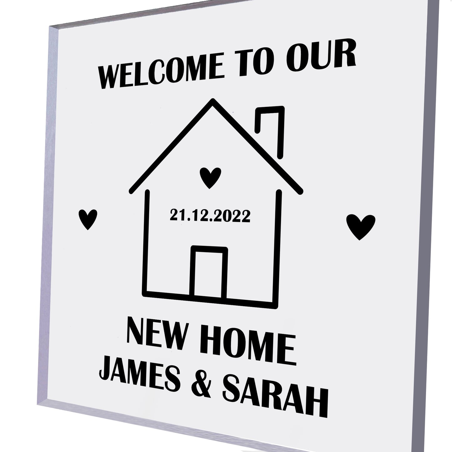 Personalised House Warming Gift New Home Gift For Couple Family
