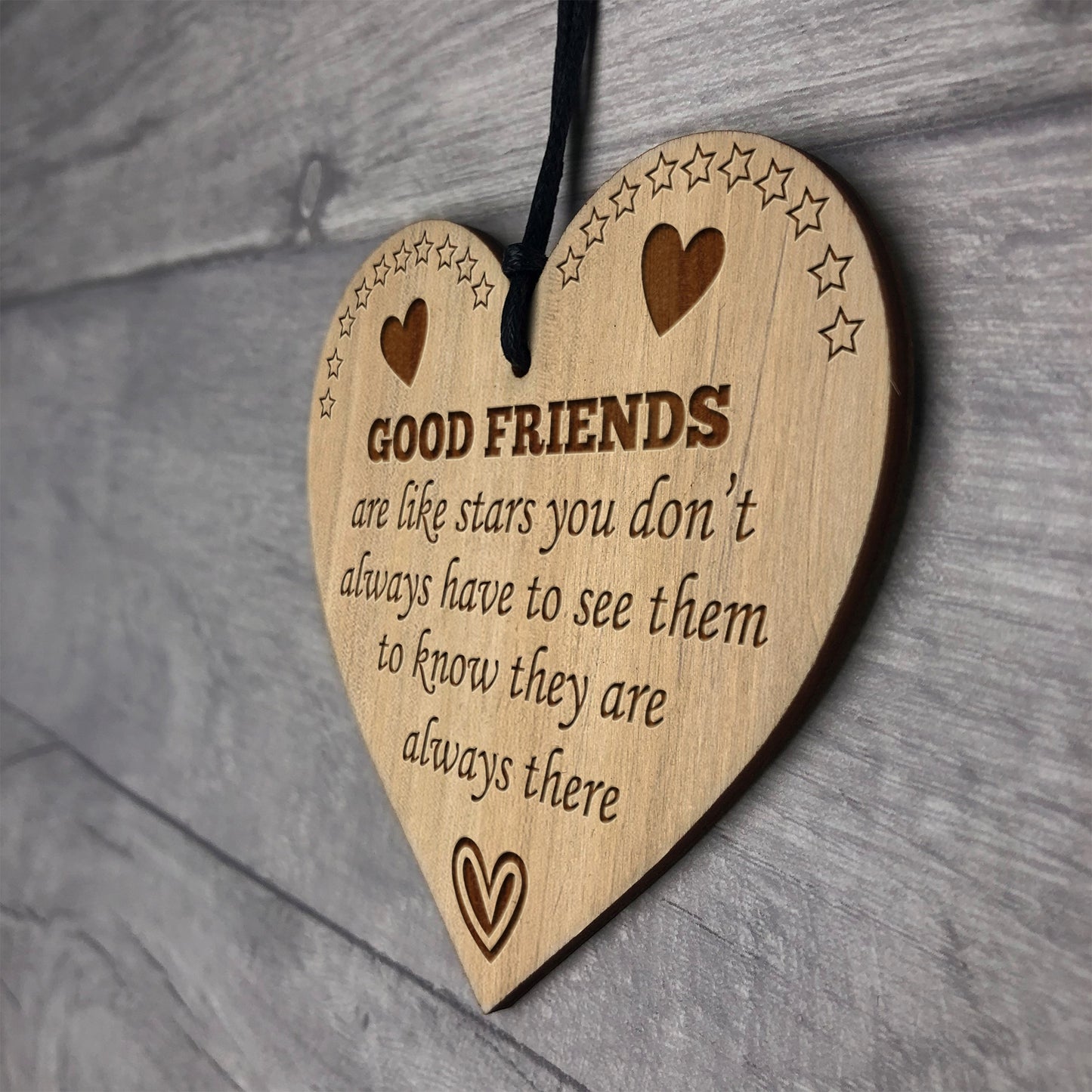 Good Friends Like Stars FRIENDSHIP SIGN Thank You Gift For Her