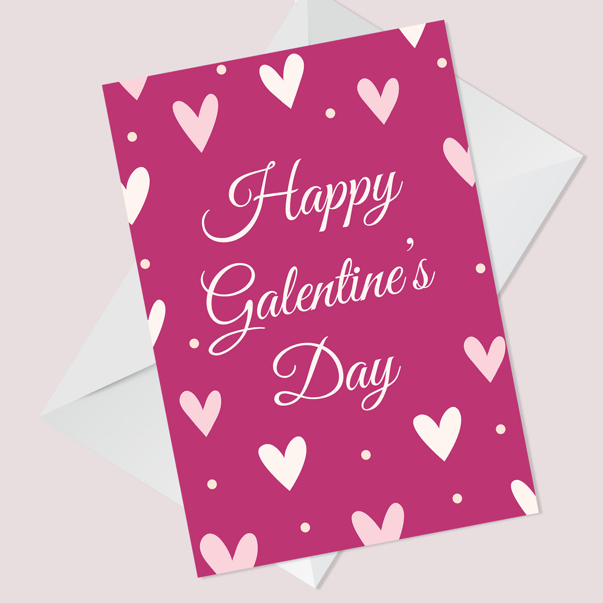 Happy Galentines Card For Best Friend Cute Valentines Day Card