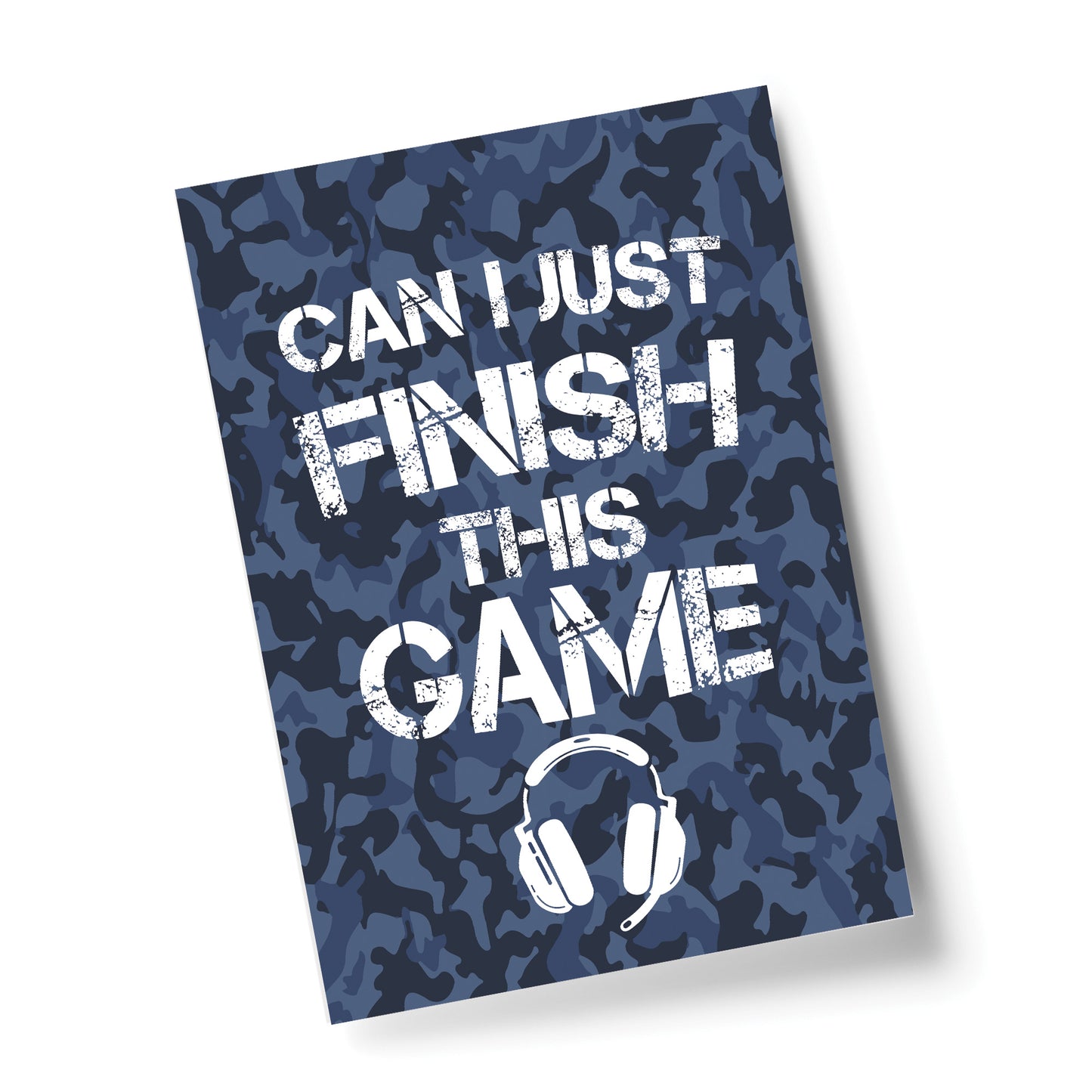 Funny Finish The Game Gaming Print Boys Bedroom Wall Art Gamer