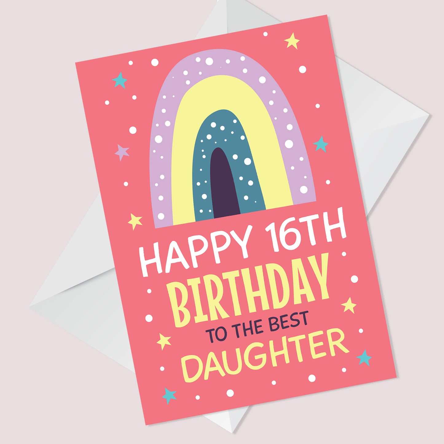 Happy 16th Birthday Card BEST DAUGHTER From Mum And Dad Daughter